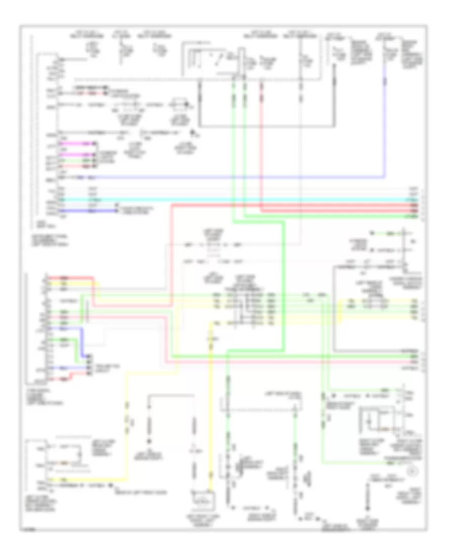 Exterior Lamps Wiring Diagram 1 of 2 for Lexus GX 460 Luxury 2014
