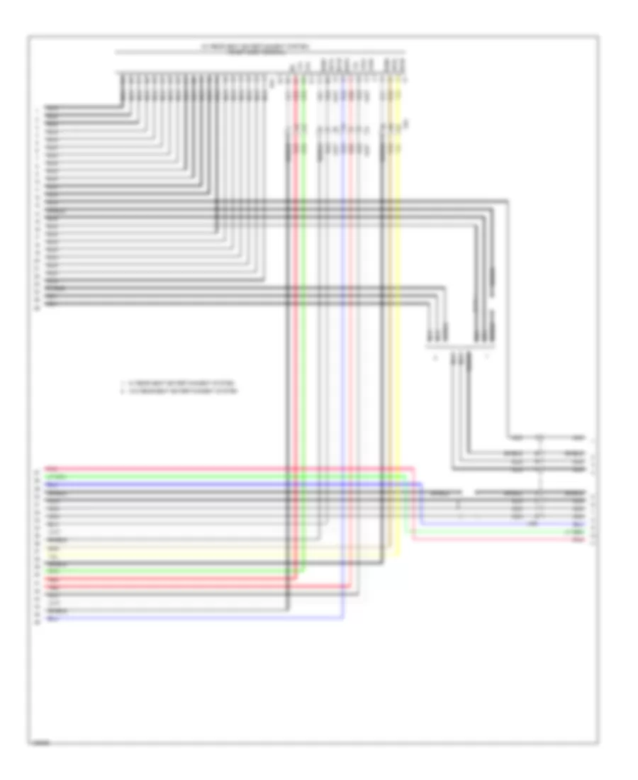 Navigation Wiring Diagram, 17 Speaker (6 of 7) for Lexus GX 460 Luxury 2014