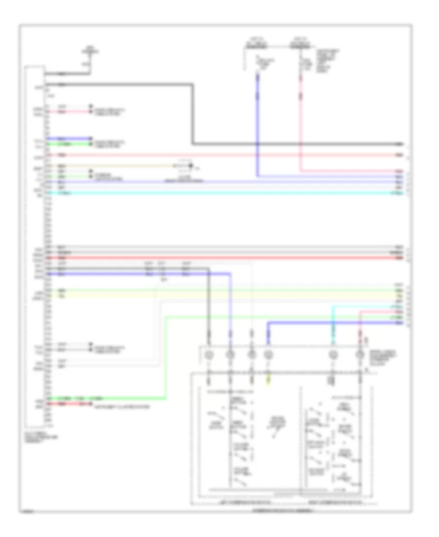 Navigation Wiring Diagram, 9 Speaker (1 of 6) for Lexus GX 460 Luxury 2014