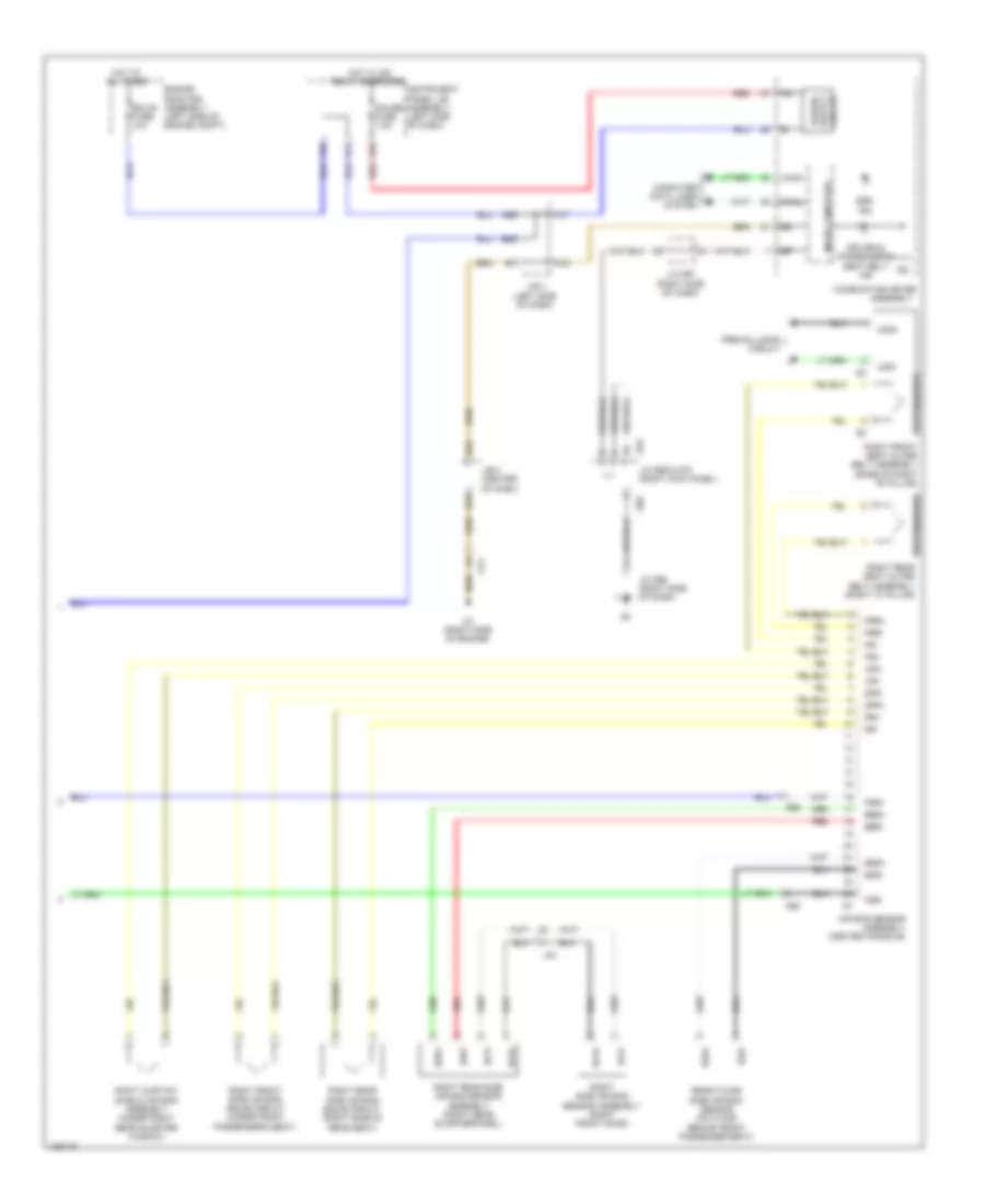 Supplemental Restraint Wiring Diagram (3 of 3) for Lexus GX 460 Luxury 2014