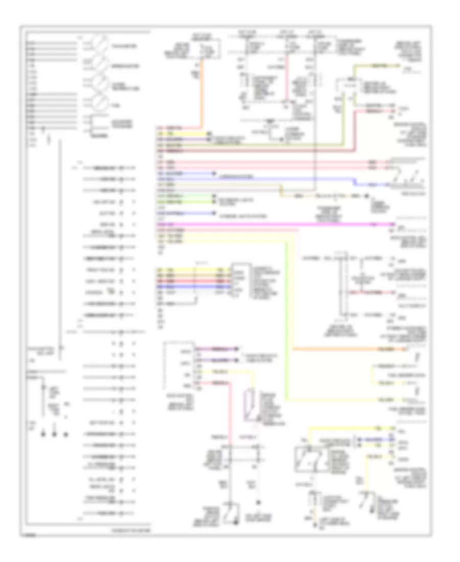 Instrument Cluster Wiring Diagram for Lexus SC 430 2003