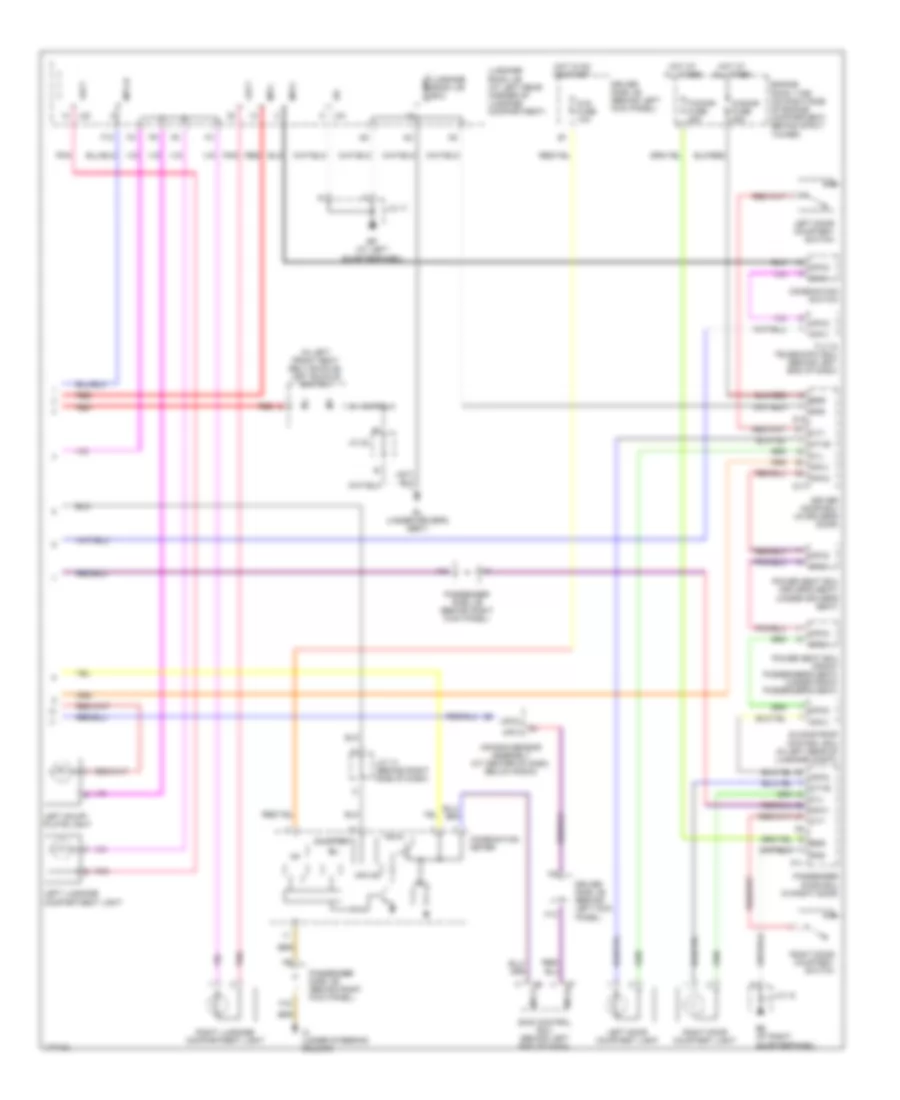 Courtesy Lamps Wiring Diagram 2 of 2 for Lexus SC 430 2003