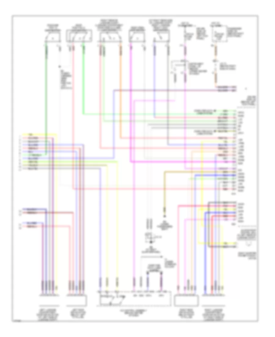 Retractable Hardtop Provision Wiring Diagram 2 of 2 for Lexus SC 430 2003