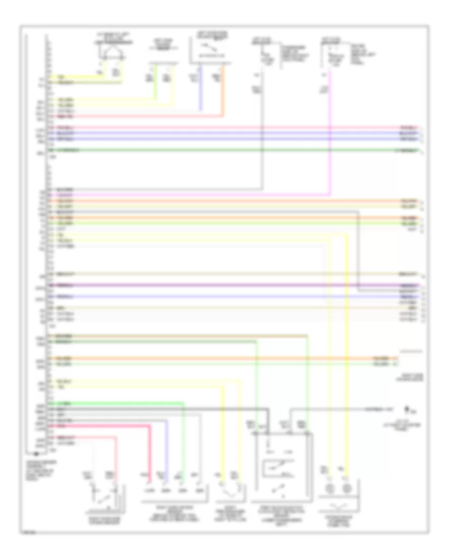 Supplemental Restraints Wiring Diagram 1 of 2 for Lexus SC 430 2003