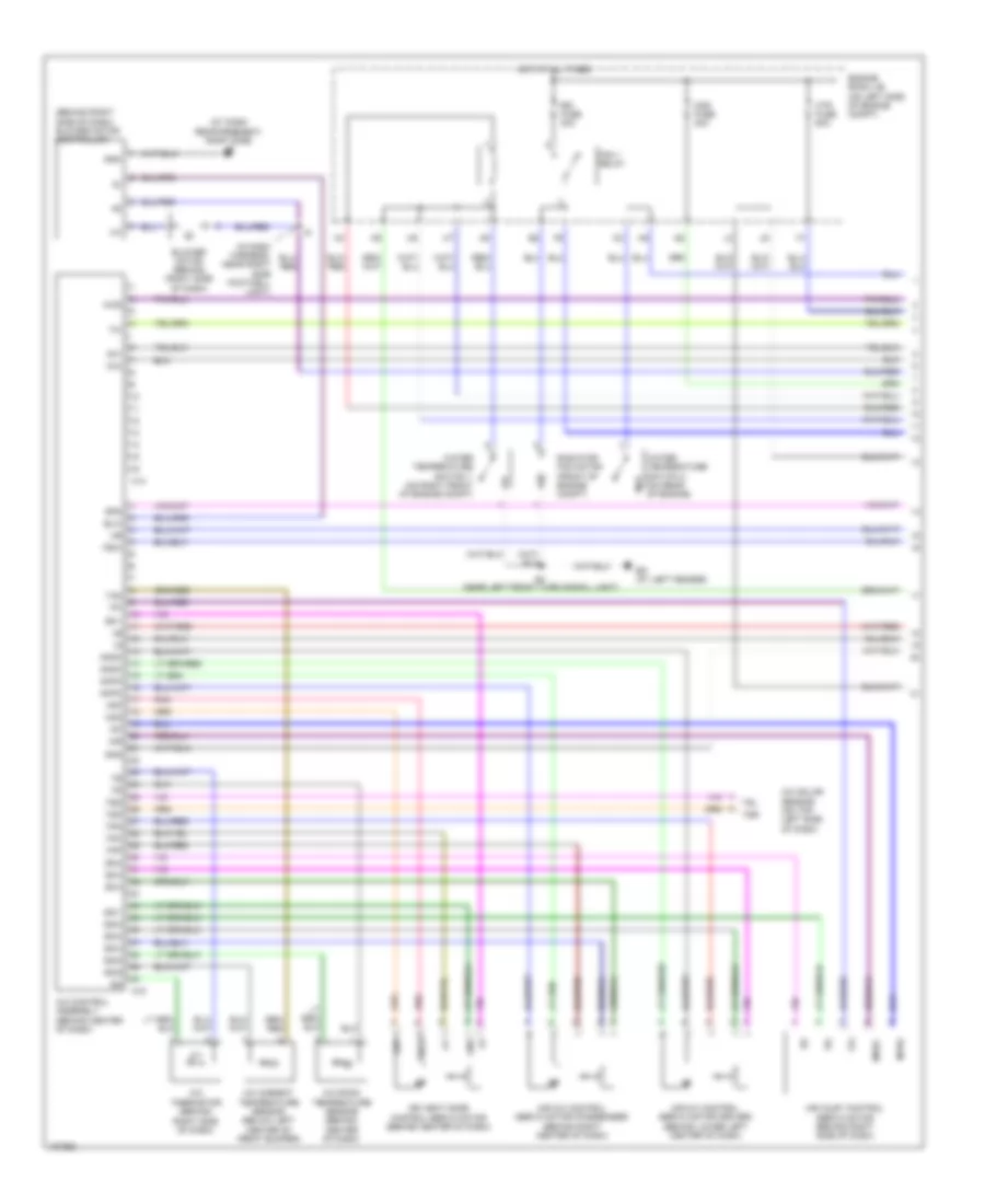 Электросхема кондиционера (1 из 2) для Lexus ES 330 2004