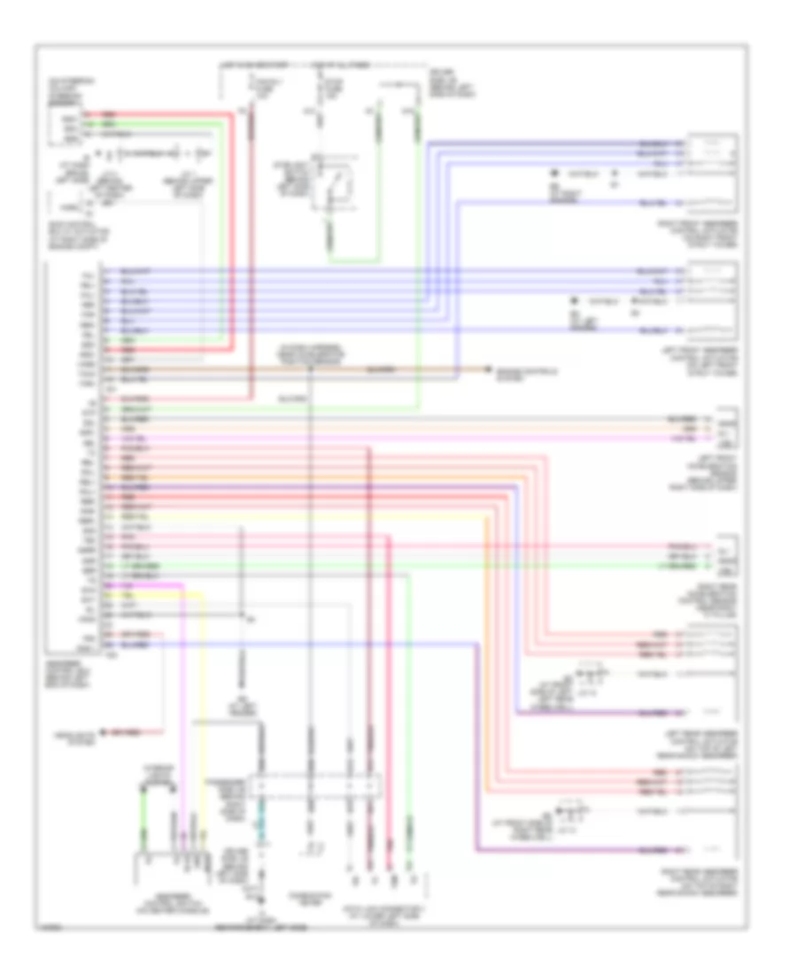 Electronic Suspension Wiring Diagram for Lexus ES 330 2004