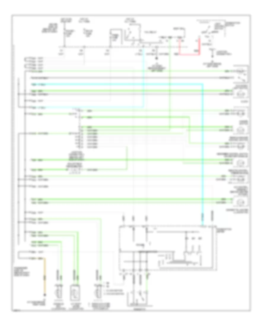 Instrument Illumination Wiring Diagram for Lexus ES 330 2004