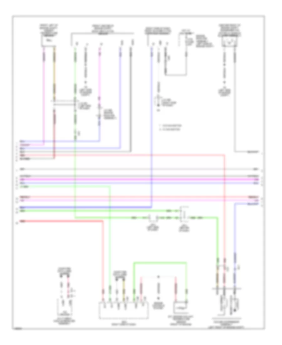 Automatic AC Wiring Diagram (2 of 4) for Lexus GX 460 Premium 2014