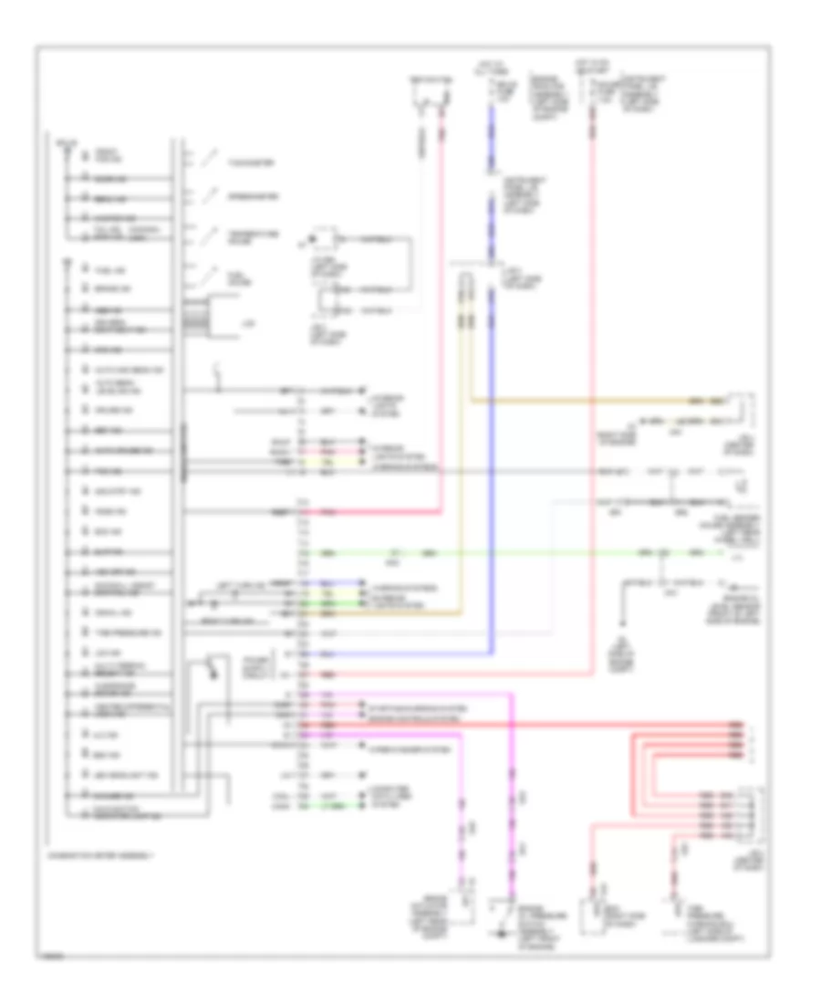 Instrument Cluster Wiring Diagram 1 of 2 for Lexus GX 460 Premium 2014