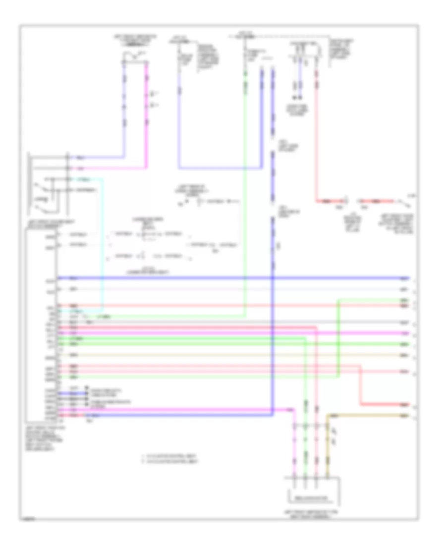 Driver s Memory Seat Wiring Diagram 1 of 2 for Lexus GX 460 Premium 2014