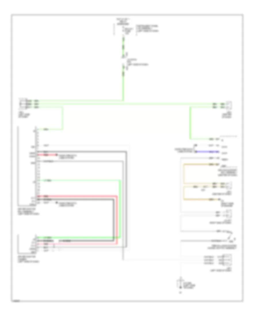 Object Detection Wiring Diagram for Lexus GX 460 Premium 2014