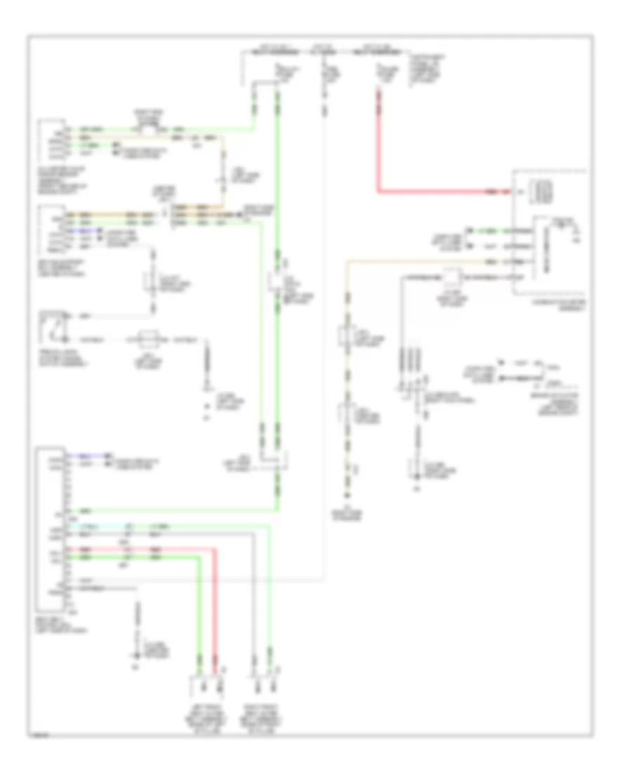 Pre Collision Wiring Diagram for Lexus GX 460 Premium 2014
