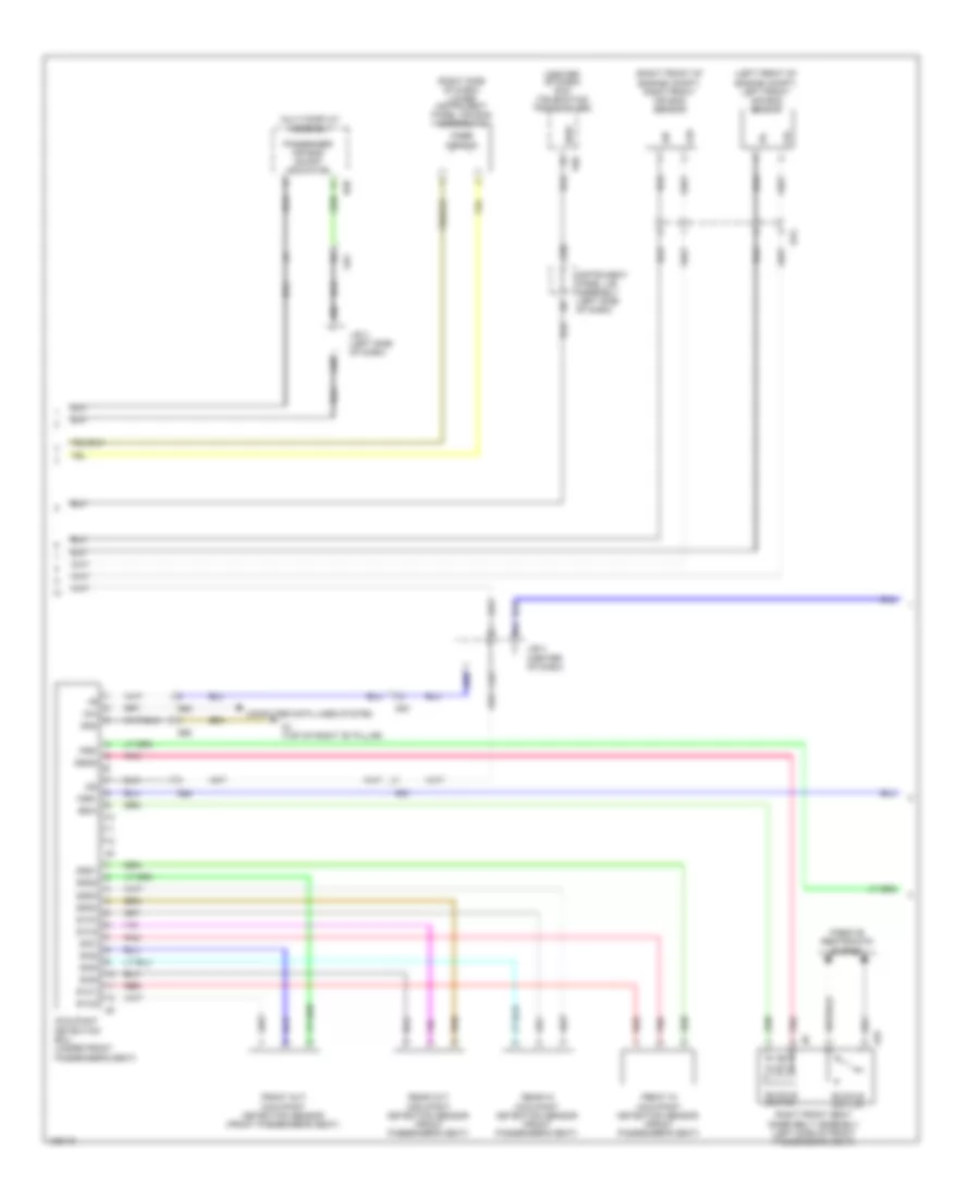 Supplemental Restraint Wiring Diagram (2 of 3) for Lexus GX 460 Premium 2014