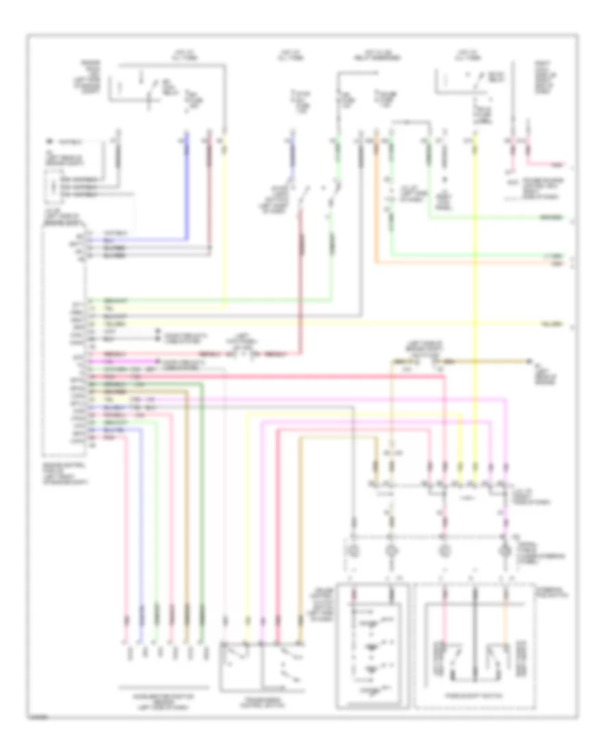 Cruise Control Wiring Diagram 1 of 3 for Lexus IS 350 2011