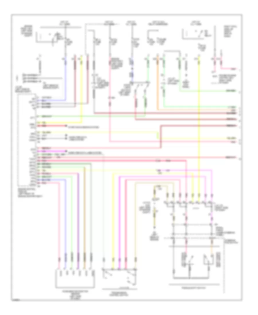 AT Wiring Diagram (1 of 3) for Lexus IS 350 2011