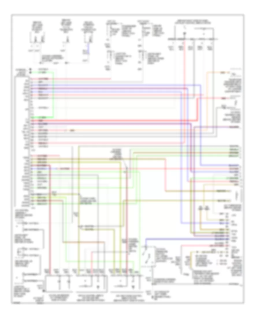 Automatic A C Wiring Diagram 1 of 2 for Lexus GS 300 2004