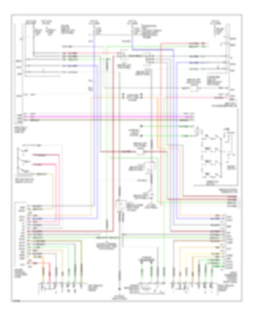 Memory Systems Wiring Diagram 1 of 2 for Lexus GS 300 2004