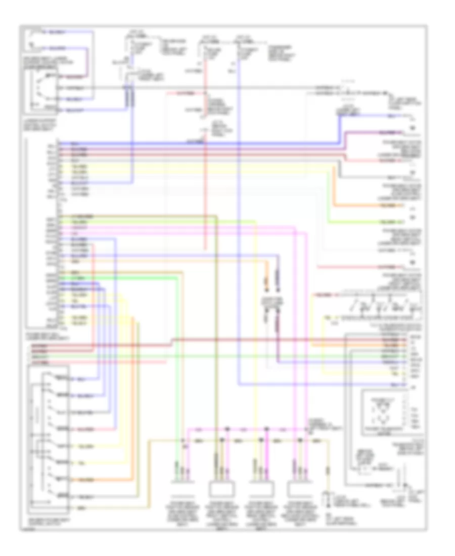 Memory Systems Wiring Diagram (2 of 2) for Lexus GS 300 2004