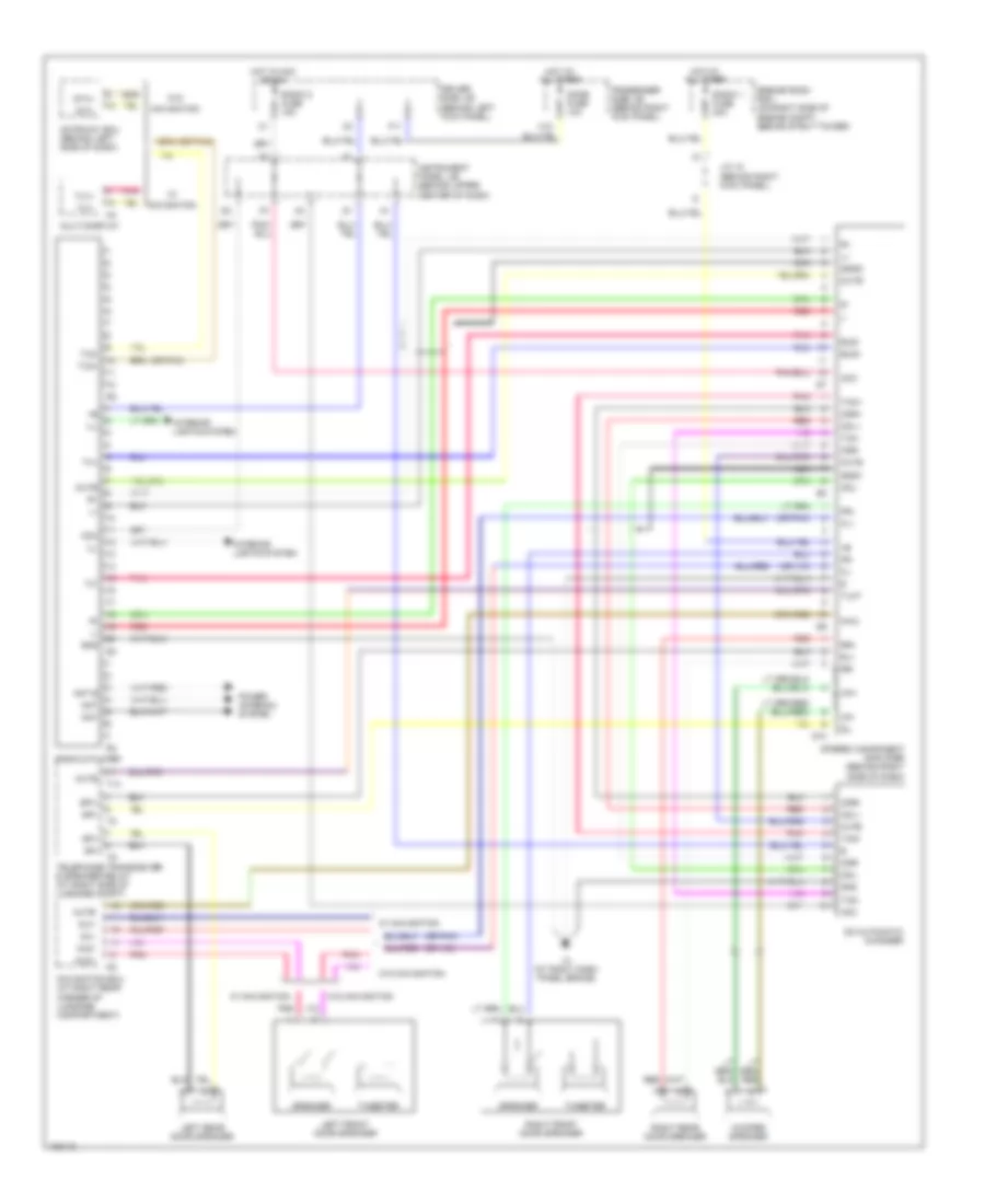 Radio Wiring Diagram, without Mark Levinson for Lexus GS 300 2004