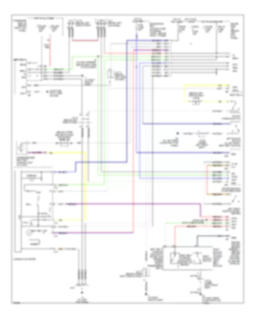 Warning Systems Wiring Diagram for Lexus GS 300 2004