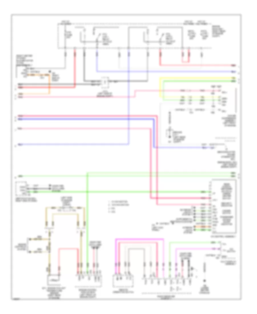 Automatic A C Wiring Diagram 2 of 3 for Lexus IS 250 2014