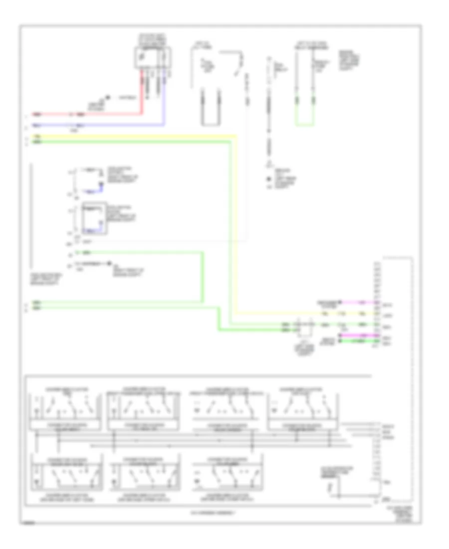 Automatic AC Wiring Diagram (3 of 3) for Lexus IS 250 2014