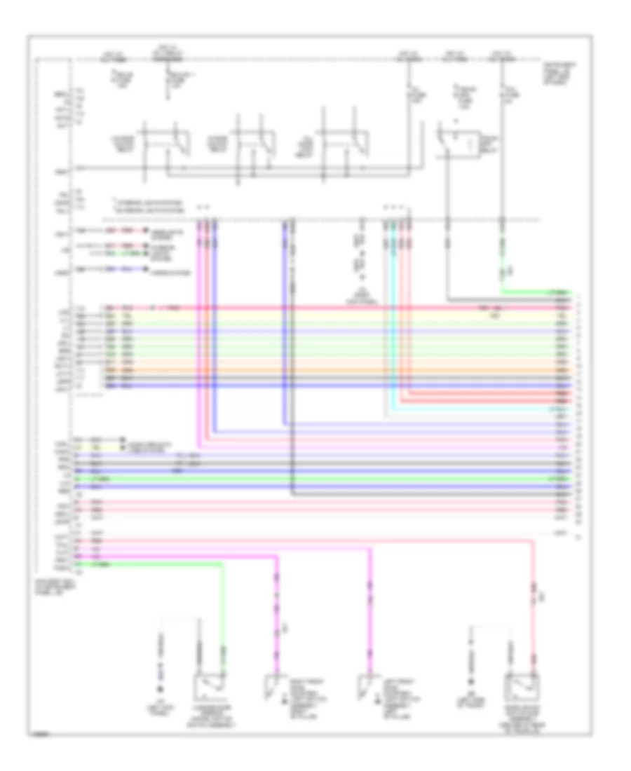 Forced Entry Wiring Diagram 1 of 7 for Lexus IS 250 2014