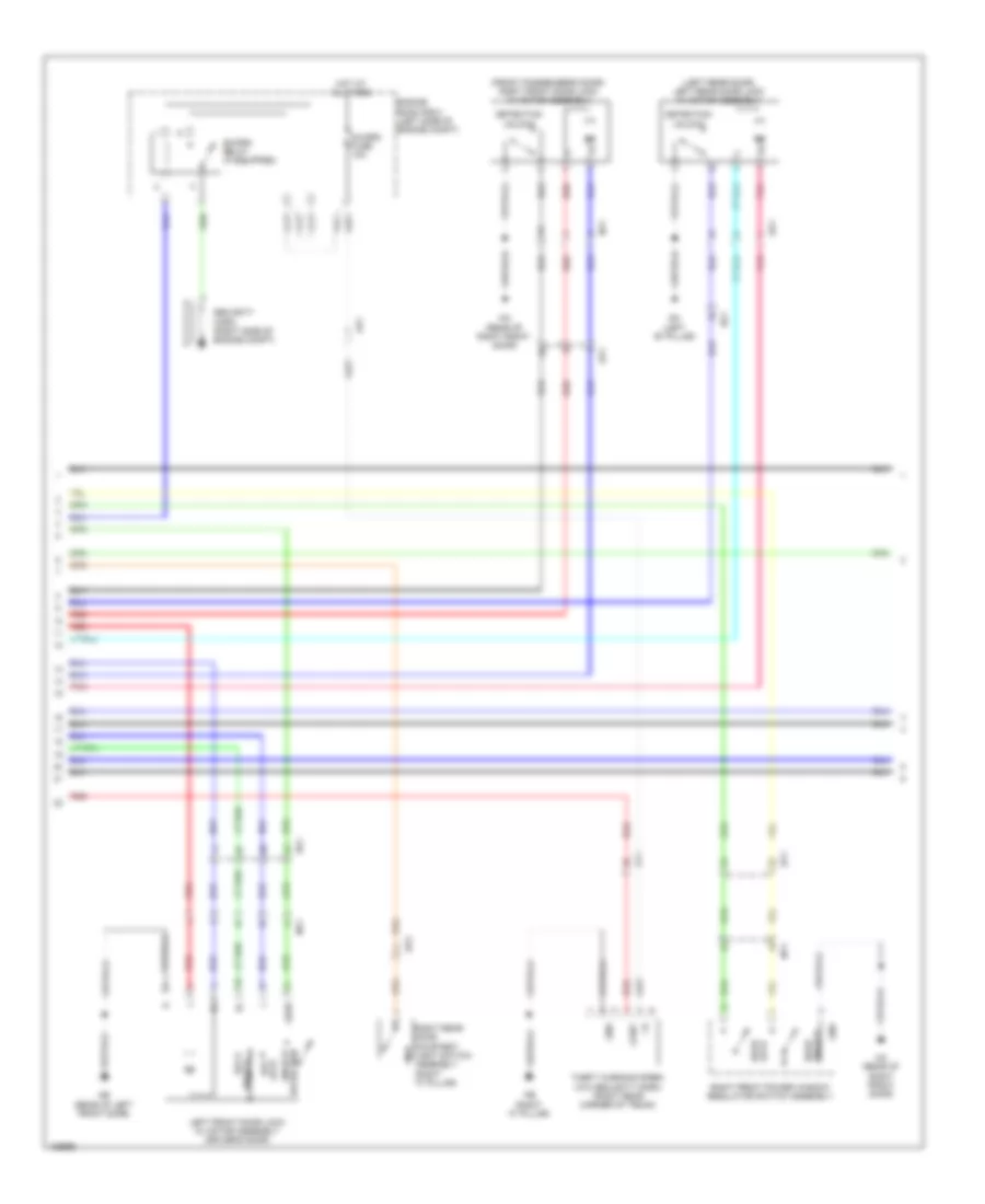 Forced Entry Wiring Diagram (3 of 7) for Lexus IS 250 2014