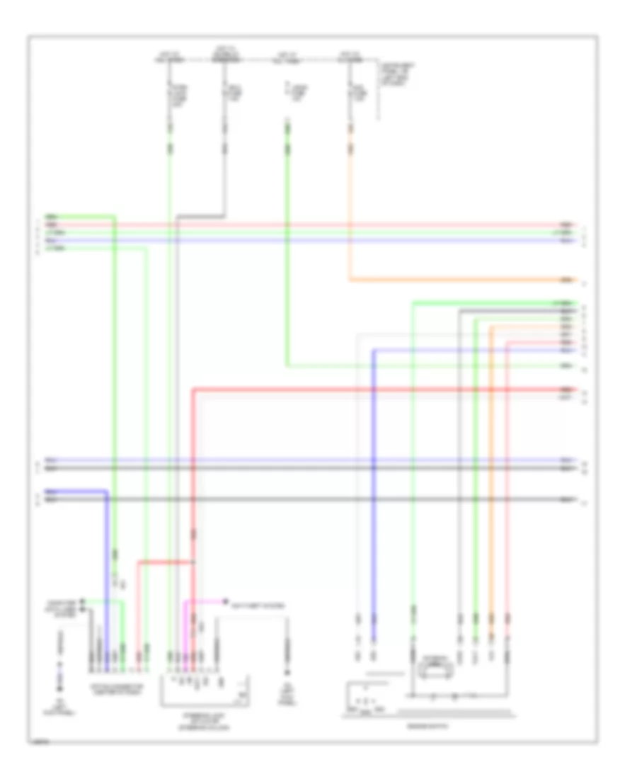 Forced Entry Wiring Diagram (5 of 7) for Lexus IS 250 2014