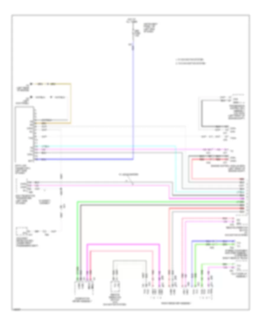 Computer Data Lines Wiring Diagram 1 of 3 for Lexus IS 250 2014