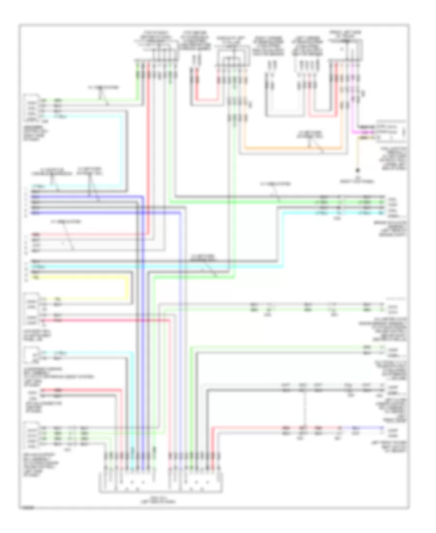 Computer Data Lines Wiring Diagram 3 of 3 for Lexus IS 250 2014