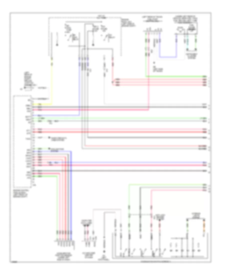 2 5L Engine Performance Wiring Diagram 1 of 11 for Lexus IS 250 2014
