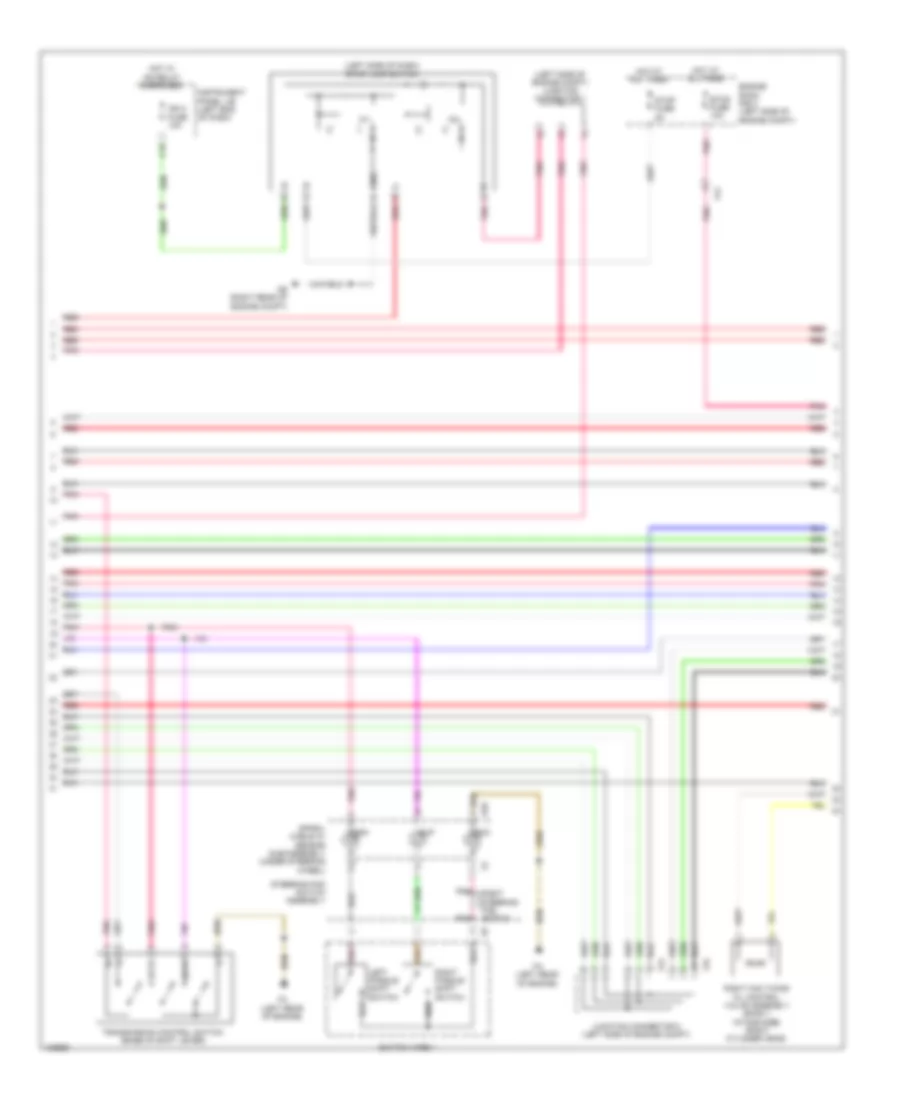 2.5L, Engine Performance Wiring Diagram (4 of 11) for Lexus IS 250 2014