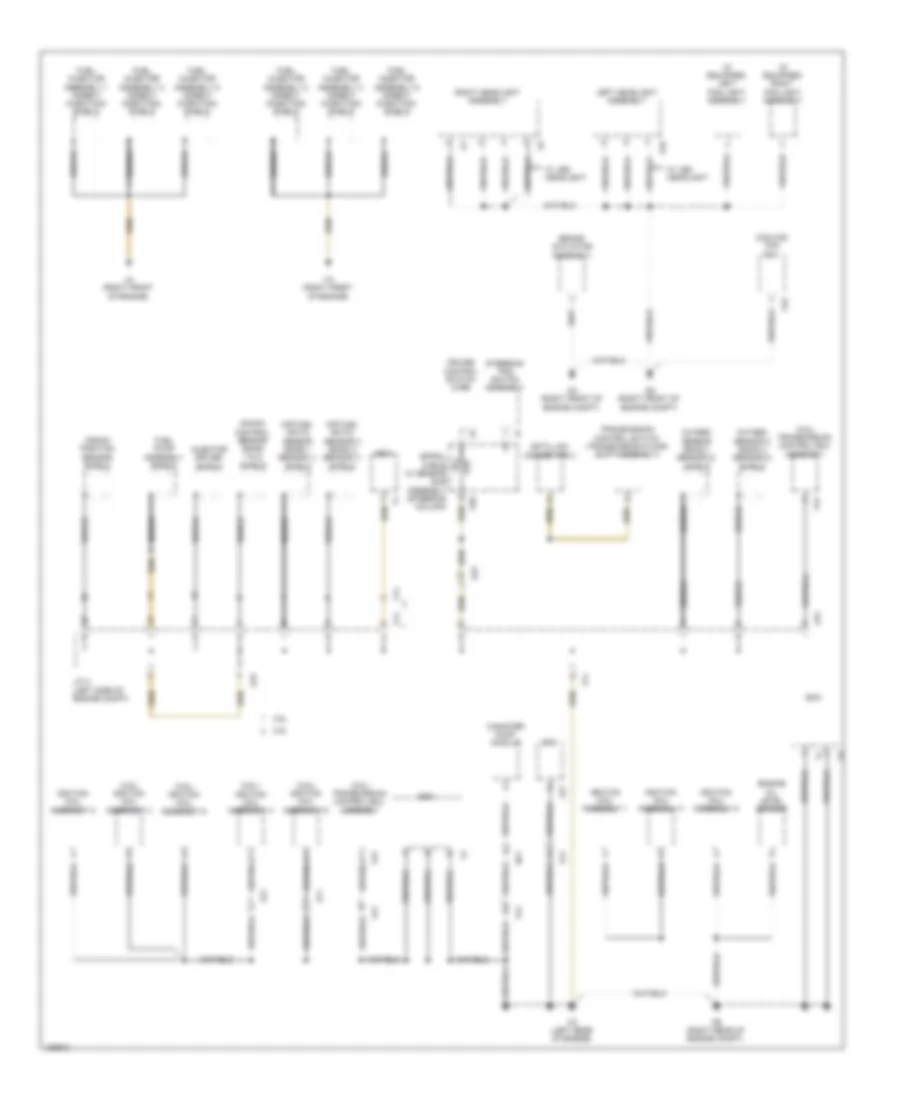 Ground Distribution Wiring Diagram (2 of 5) for Lexus IS 250 2014
