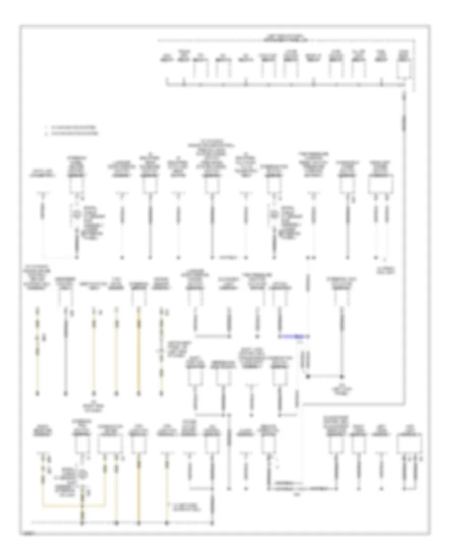Ground Distribution Wiring Diagram 3 of 5 for Lexus IS 250 2014