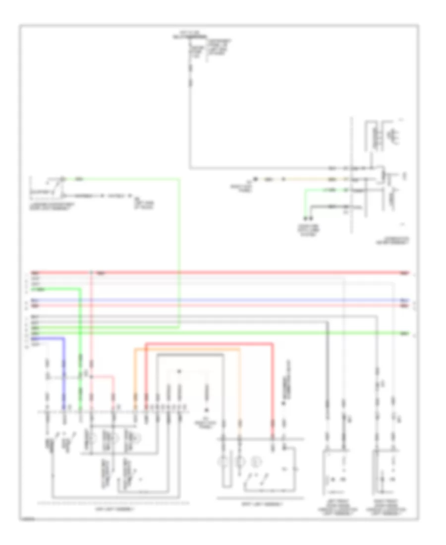 Courtesy Lamps Wiring Diagram 2 of 3 for Lexus IS 250 2014