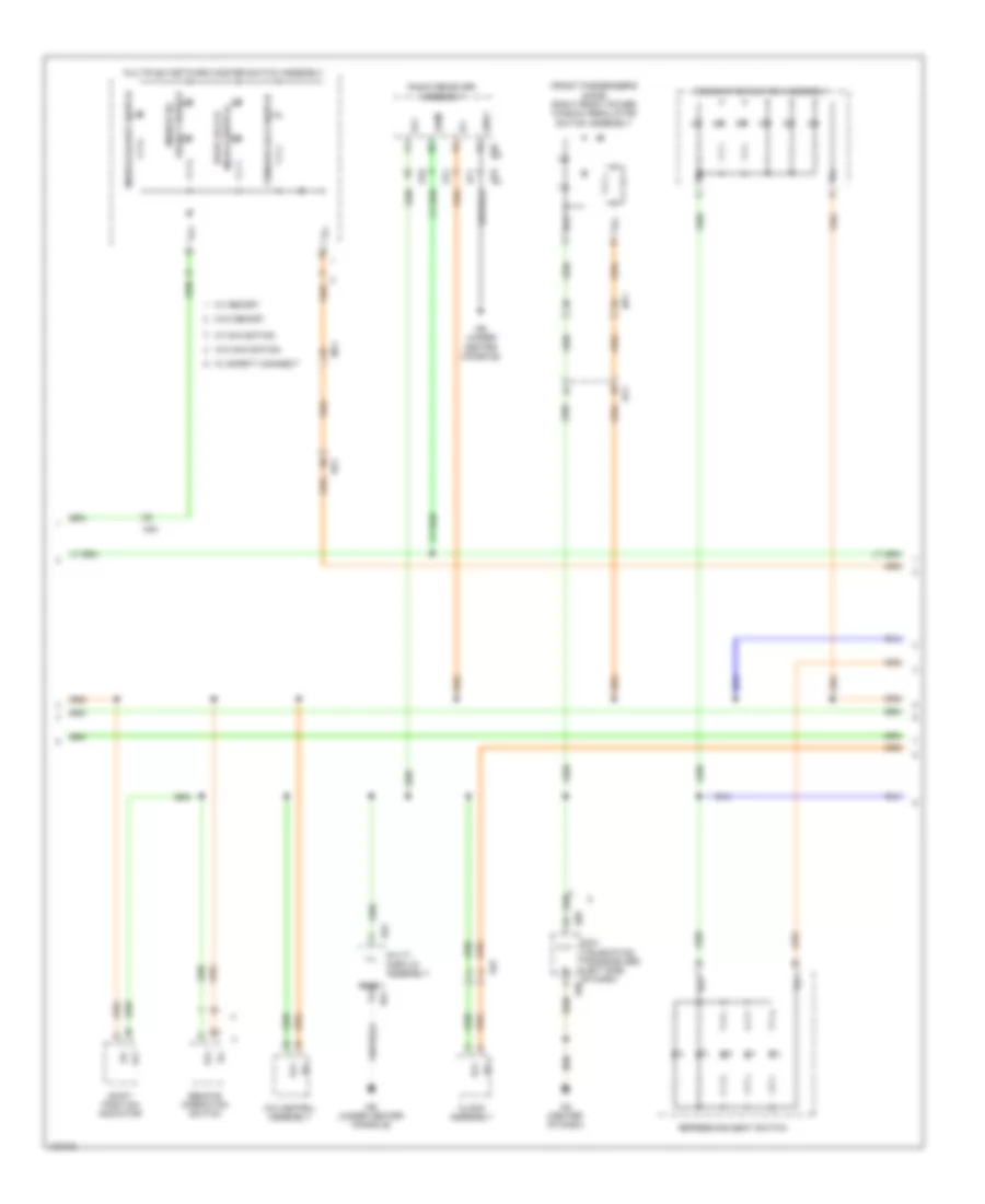 Instrument Illumination Wiring Diagram (2 of 4) for Lexus IS 250 2014