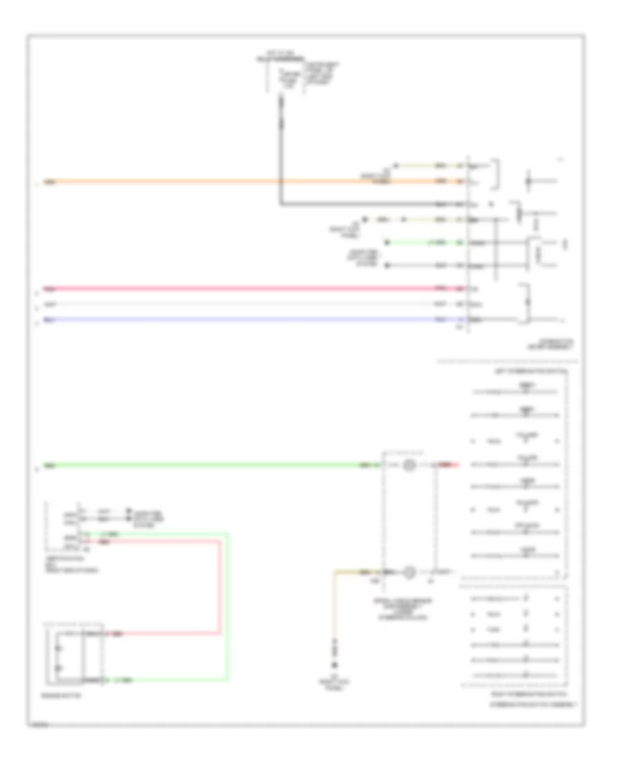 Instrument Illumination Wiring Diagram 4 of 4 for Lexus IS 250 2014
