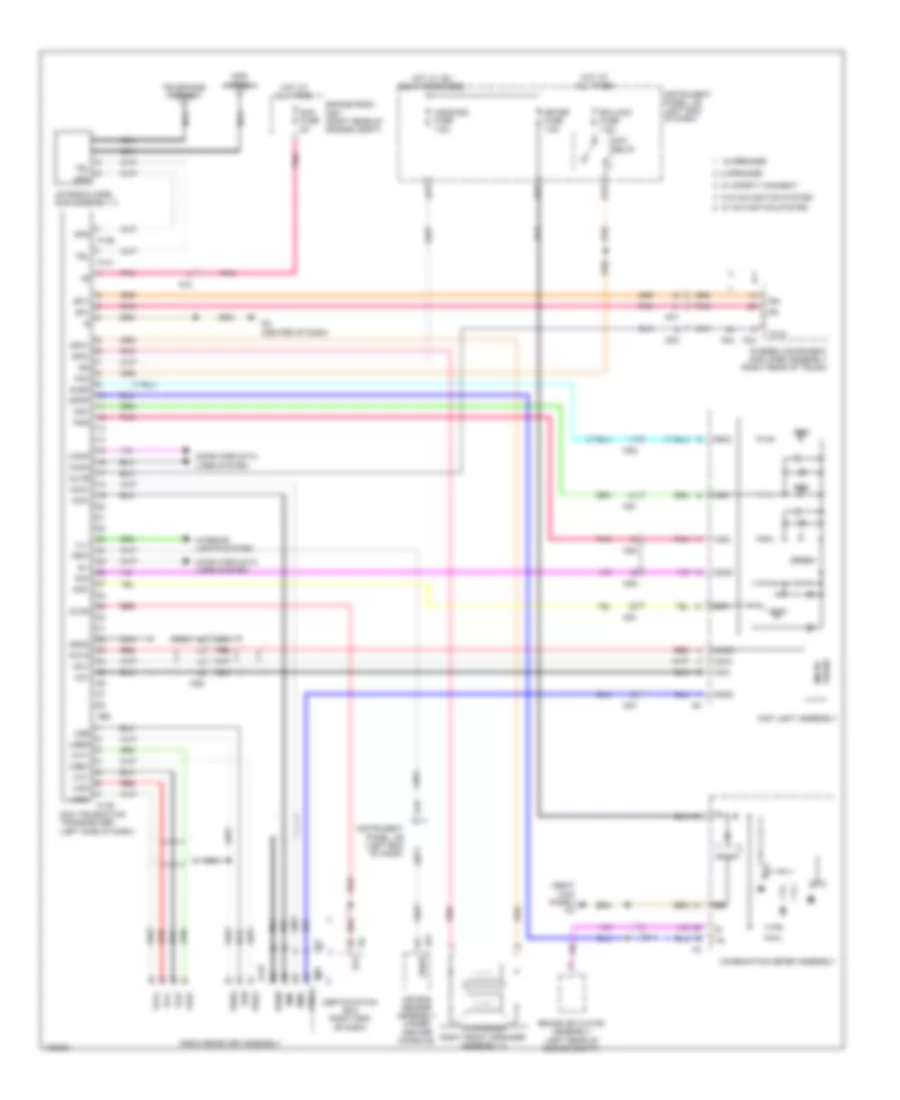 Telematics Wiring Diagram for Lexus IS 250 2014