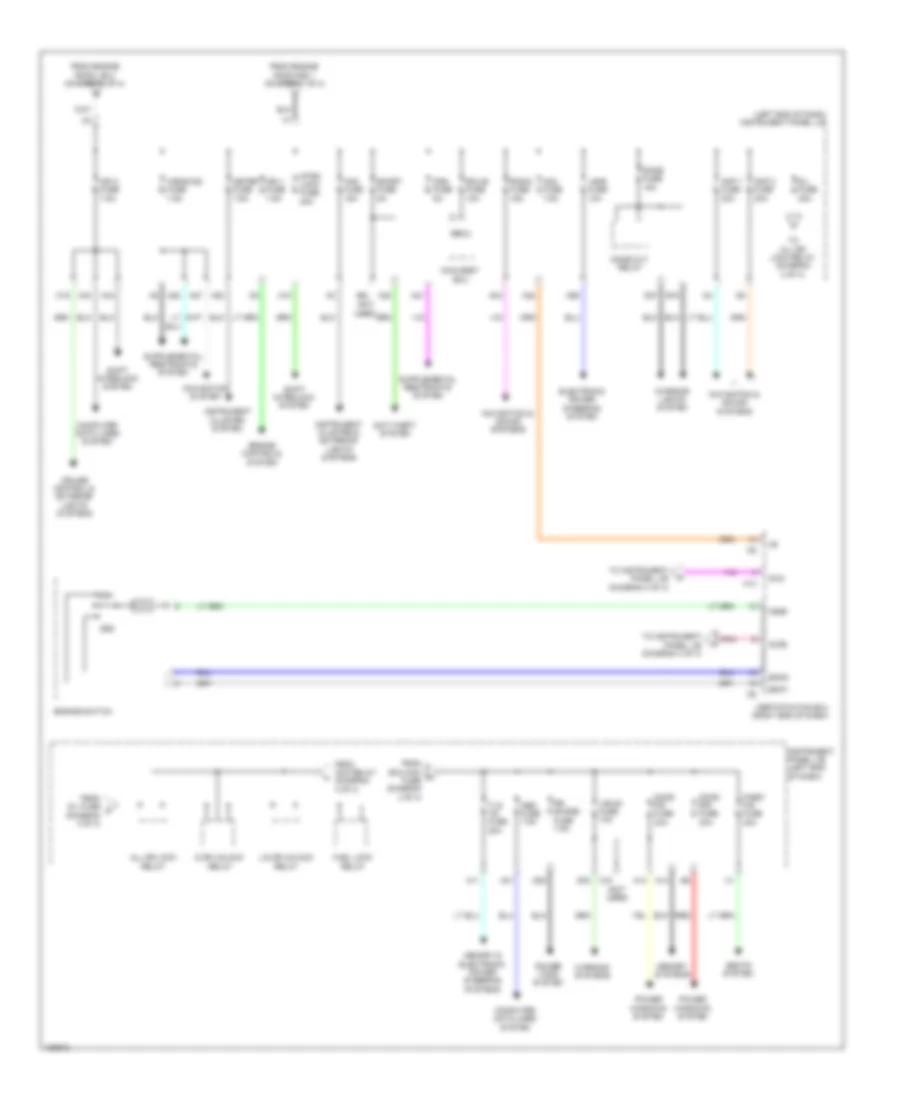Power Distribution Wiring Diagram 3 of 4 for Lexus IS 250 2014