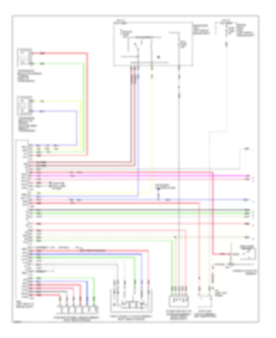AT Wiring Diagram (1 of 3) for Lexus IS 250 2014