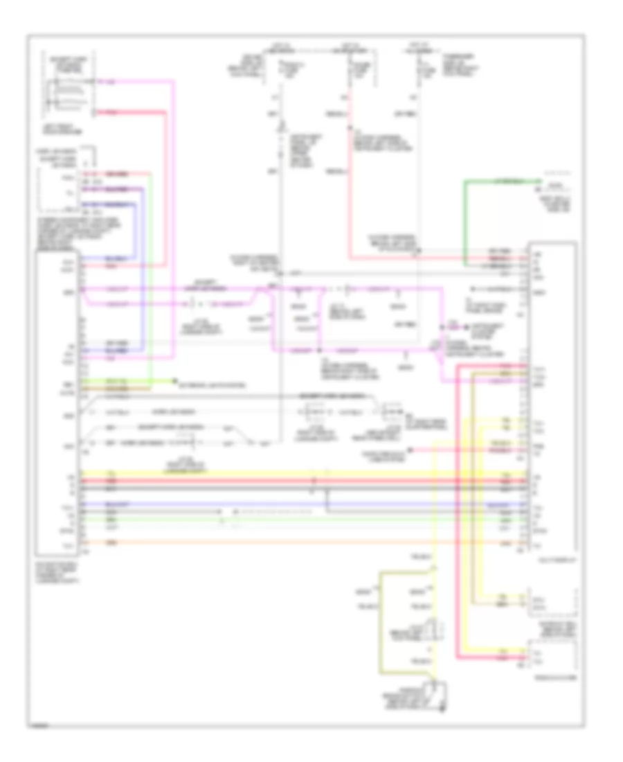 Navigation Wiring Diagram for Lexus GS 430 2004