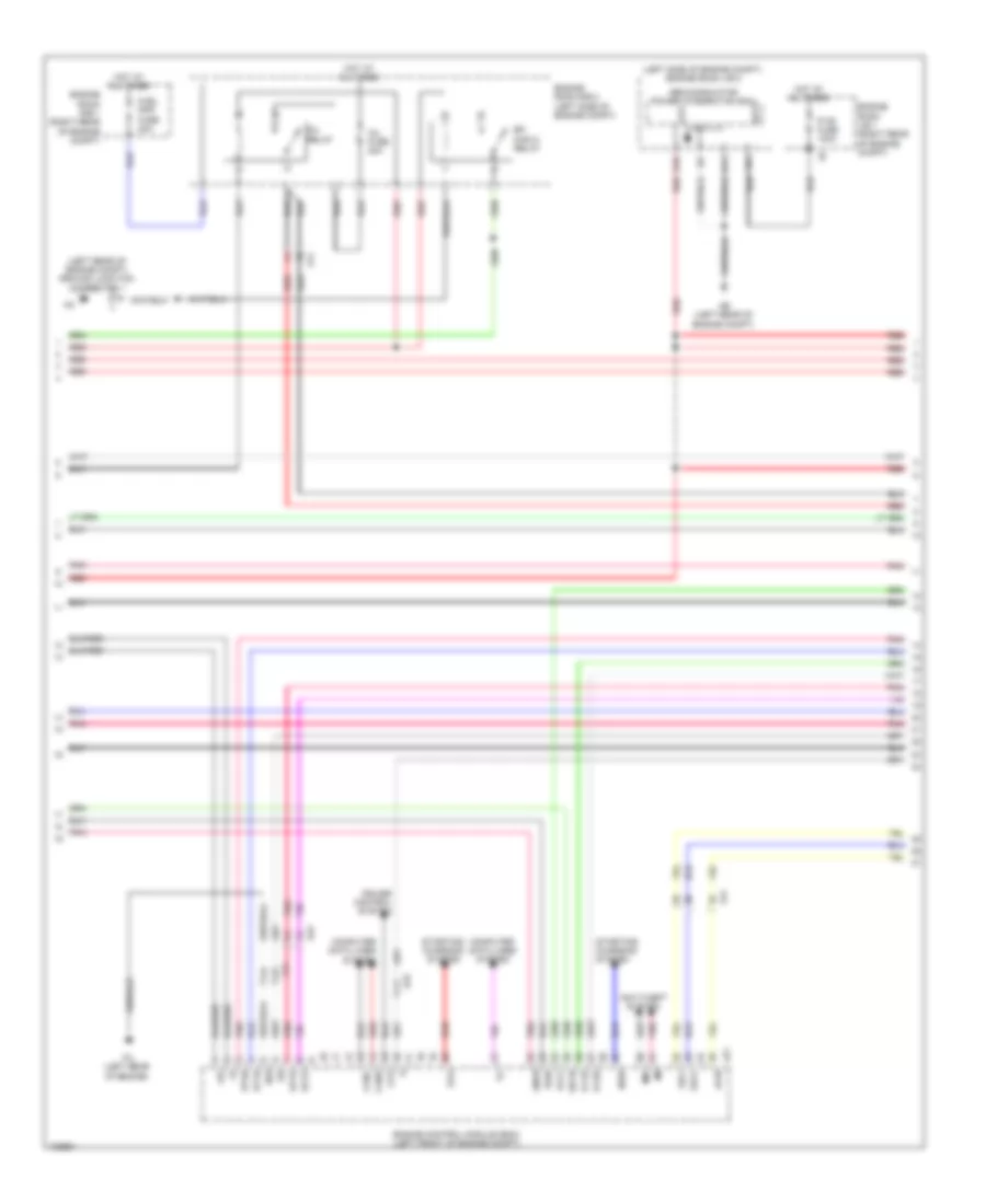 2.5L, Engine Performance Wiring Diagram (2 of 11) for Lexus IS 250 F Sport 2014