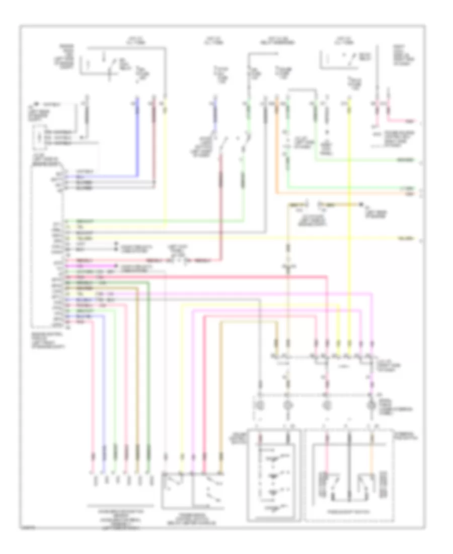 Cruise Control Wiring Diagram, without Dynamic Radar Controls (1 of 3) for Lexus IS 350C 2011