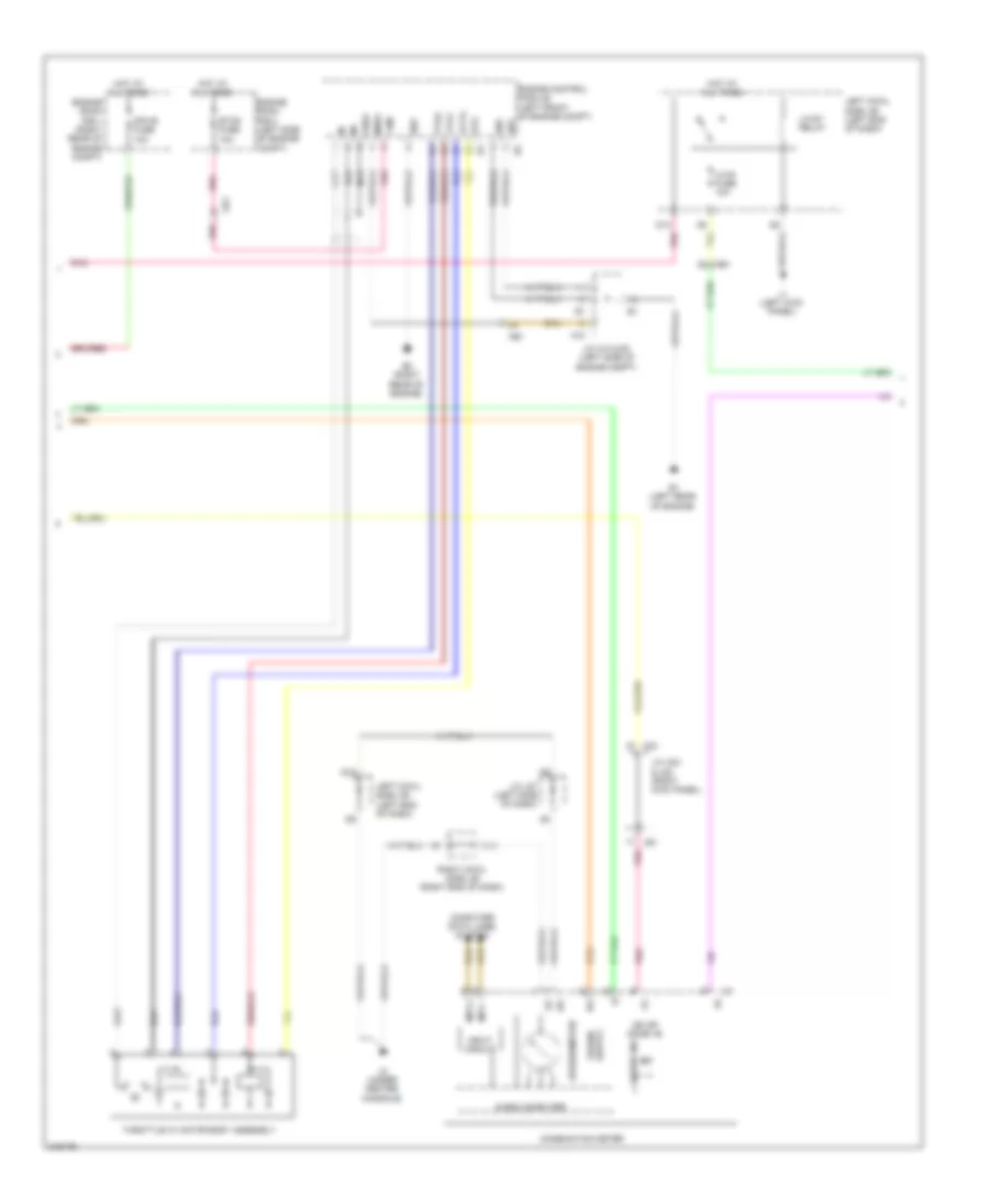Cruise Control Wiring Diagram, without Dynamic Radar Controls (2 of 3) for Lexus IS 350C 2011