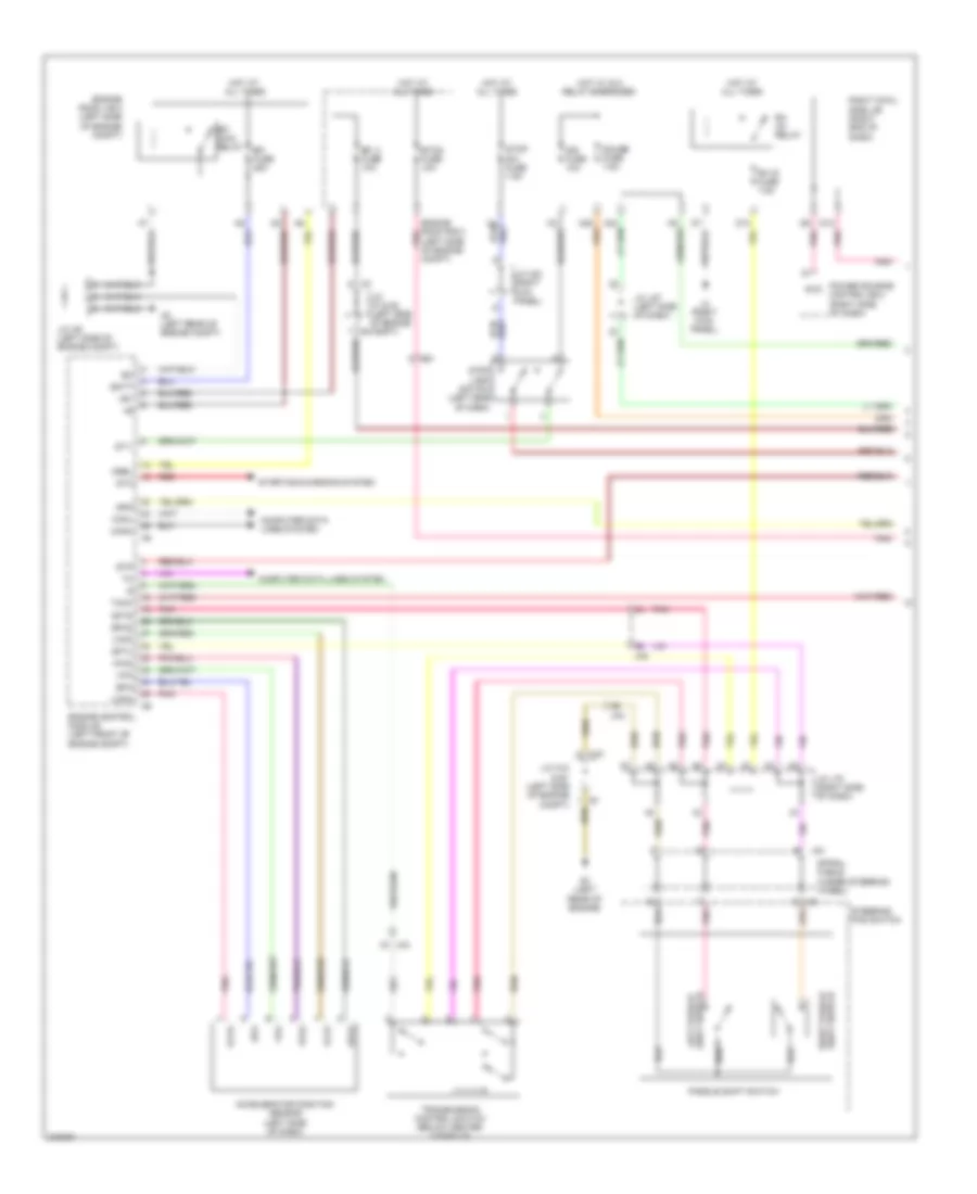 Transmission Wiring Diagram 1 of 3 for Lexus IS 350C 2011