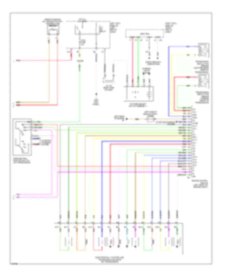 Transmission Wiring Diagram (3 of 3) for Lexus IS 350C 2011