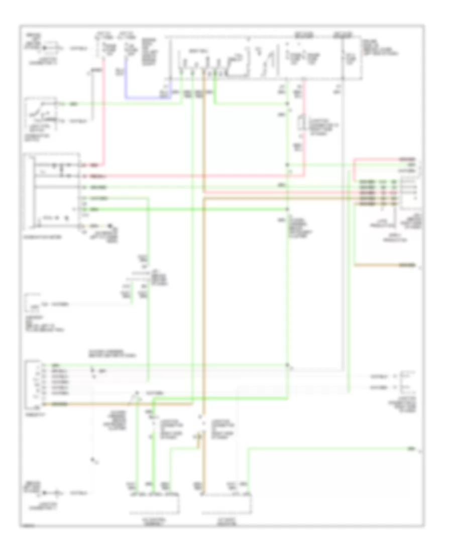 Instrument Illumination Wiring Diagram without Navigation 1 of 2 for Lexus GX 470 2004