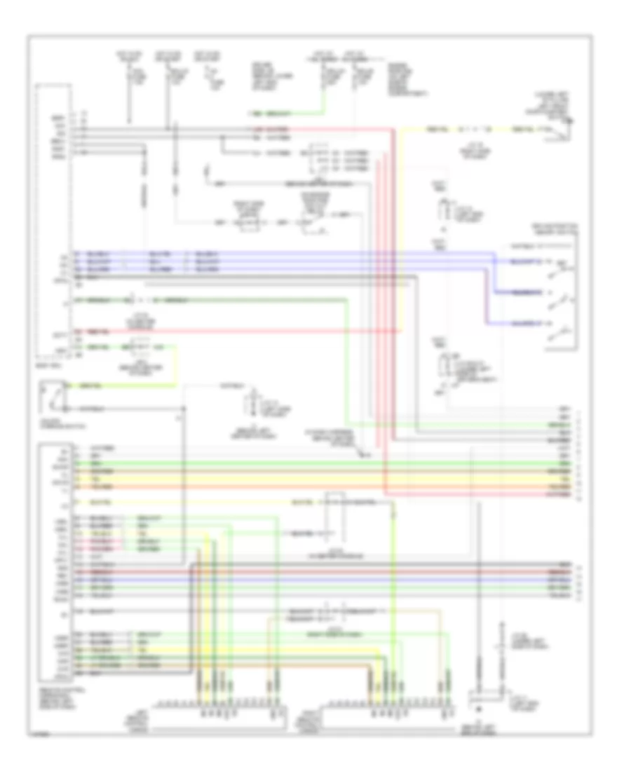 Memory Systems Wiring Diagram 1 of 3 for Lexus GX 470 2004