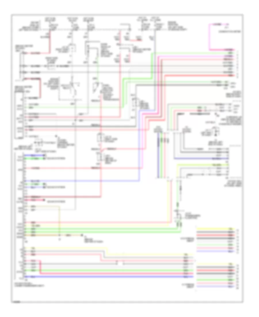 Navigation Wiring Diagram, without Rear Entertainment (1 of 3) for Lexus GX 470 2004